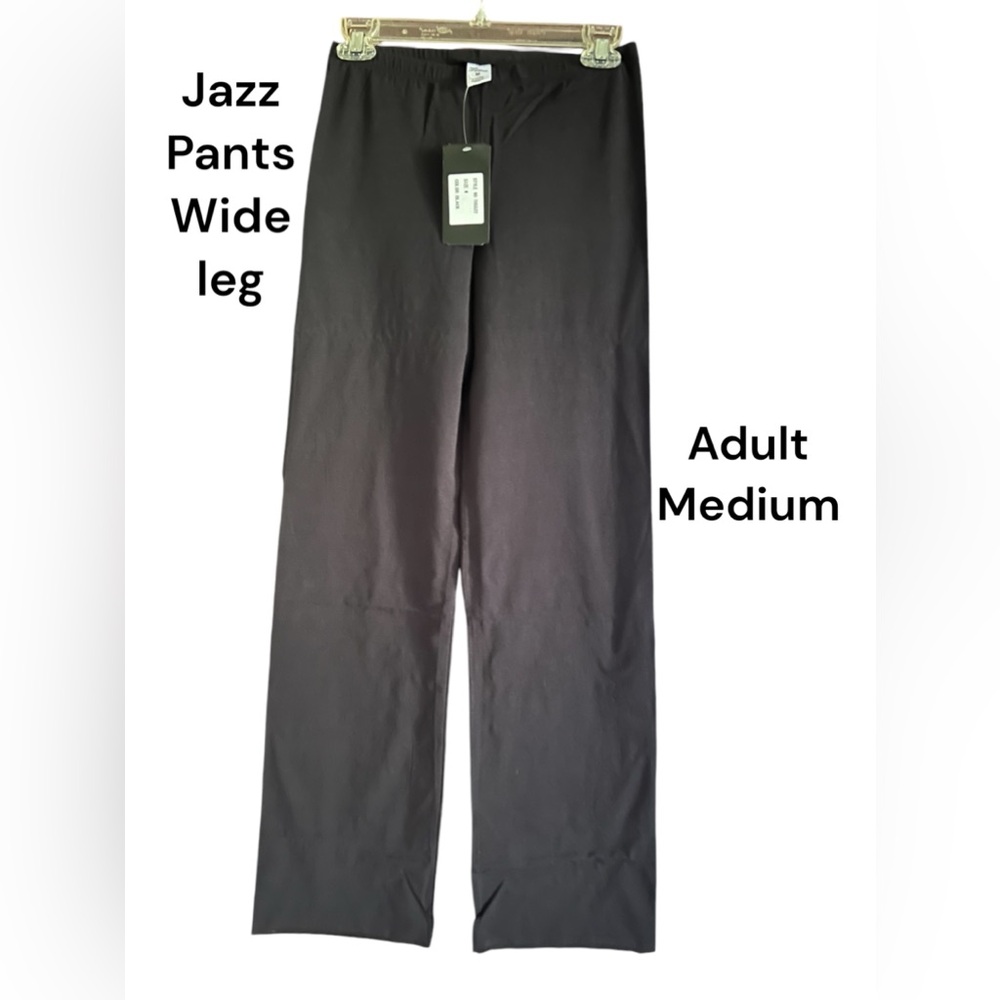 Wide leg jazz/yoga pants , Theatricals Brand, Black  NEW